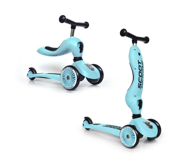 Scoot & Ride Highwaykick 1 Jeździk i hulajnoga 2w1 Blueberry - 573304 - zdjęcie